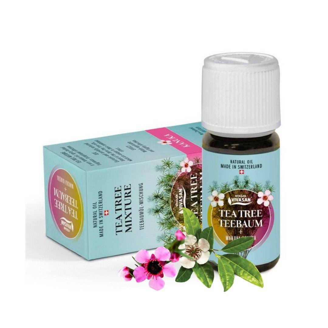 

Натуральное эфирное масло Чайное дерево с Канукой и Манукой Вивасан Швейцария 10 мл