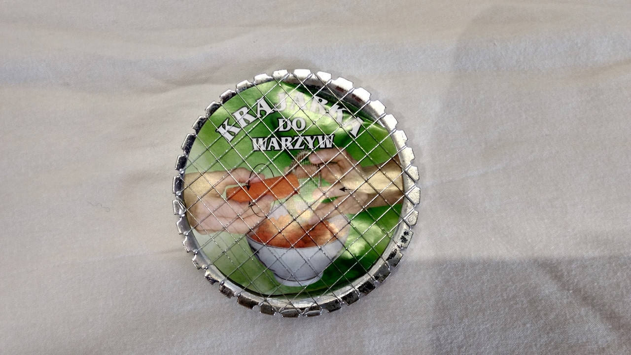 

Металева яйцерізка салаторізка велика паяна Польща