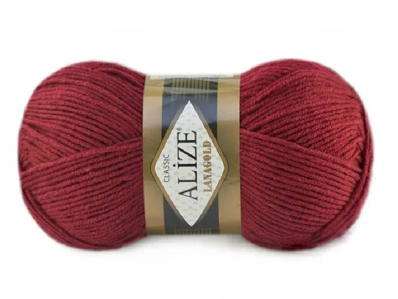 

Alize Lana Gold, Бордо №57, Бордовый