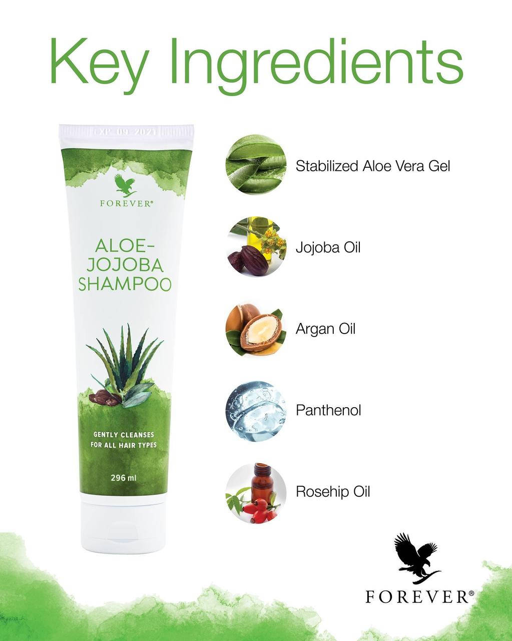 

Шампунь Алоэ Жожоба Форевер / Aloe Jojoba shampoo Forever 296мл