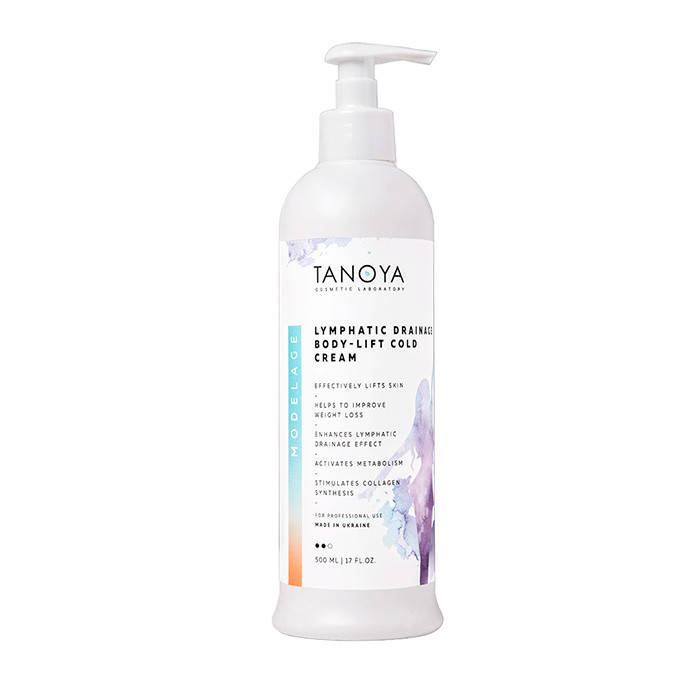 

Лимфодренажный крем подтягивающий с охлаждающим эффектом Tanoya 500 мл