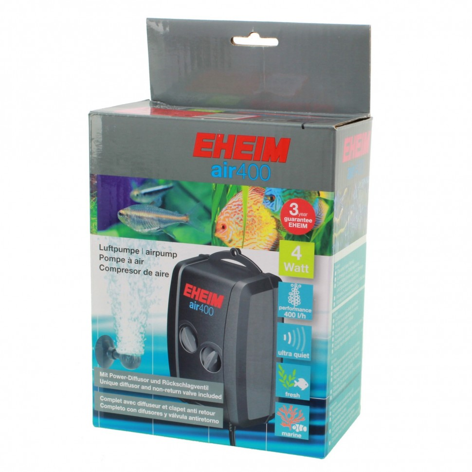 

Компрессор для аквариума Eheim Air Pump 400, двухканальный.