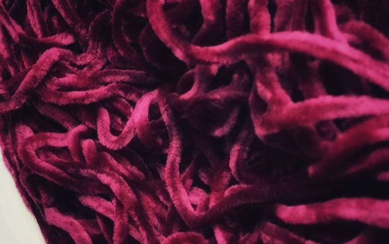 

Сінель бавовняна. Колір сливовий. 1 метр