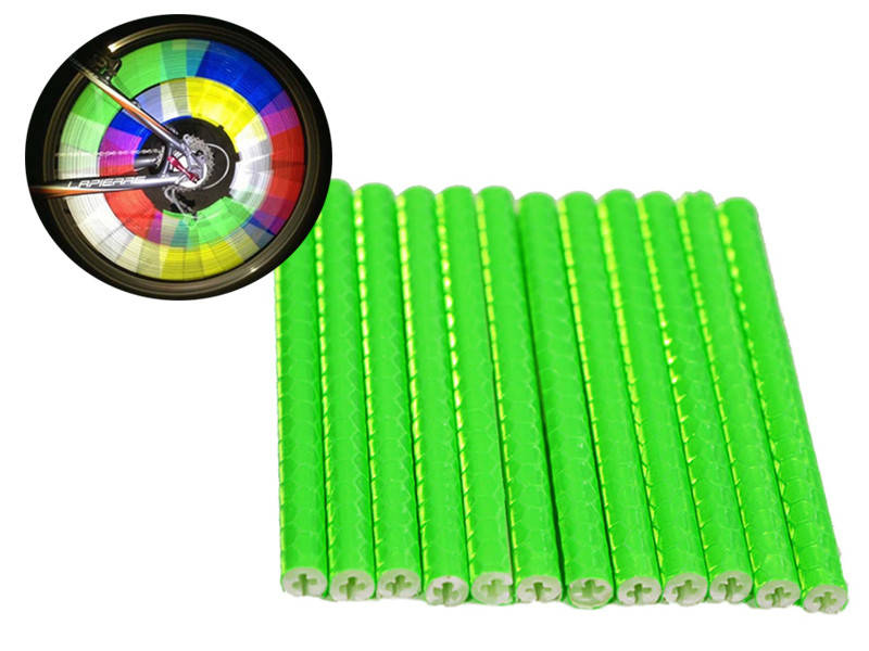 

Светоотражающие накладки на спицы Feel Fit зеленые