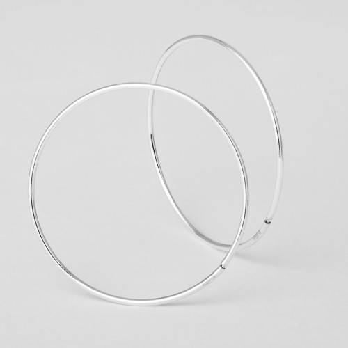 

Серебряные серьги-кольца Конго (20мм) 4737