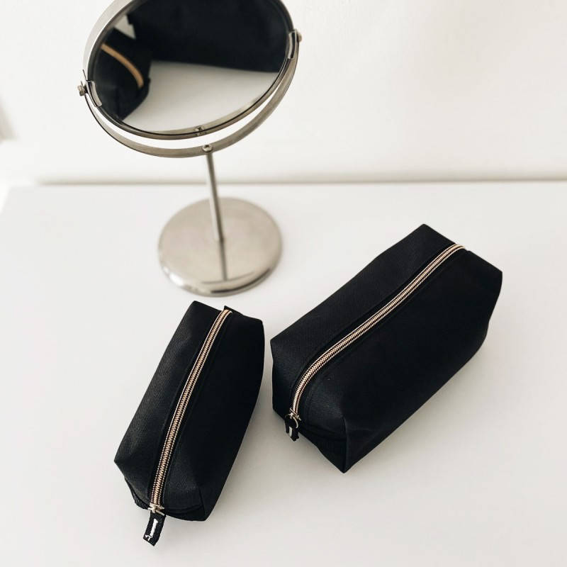 

Набор косметичек 2 шт K020-black (черный)