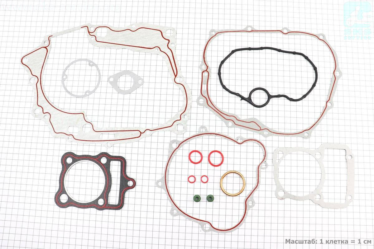 

Прокладки двигателя CG-150cc-62мм, к-кт 15 деталей (красная нить) (326456)