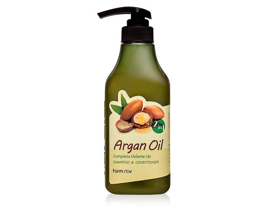 

Шампунь-кондиционер для волос с aргановым маслом FarmStay Argan Oil Complete Volume Up Shampoo & Conditioner,
