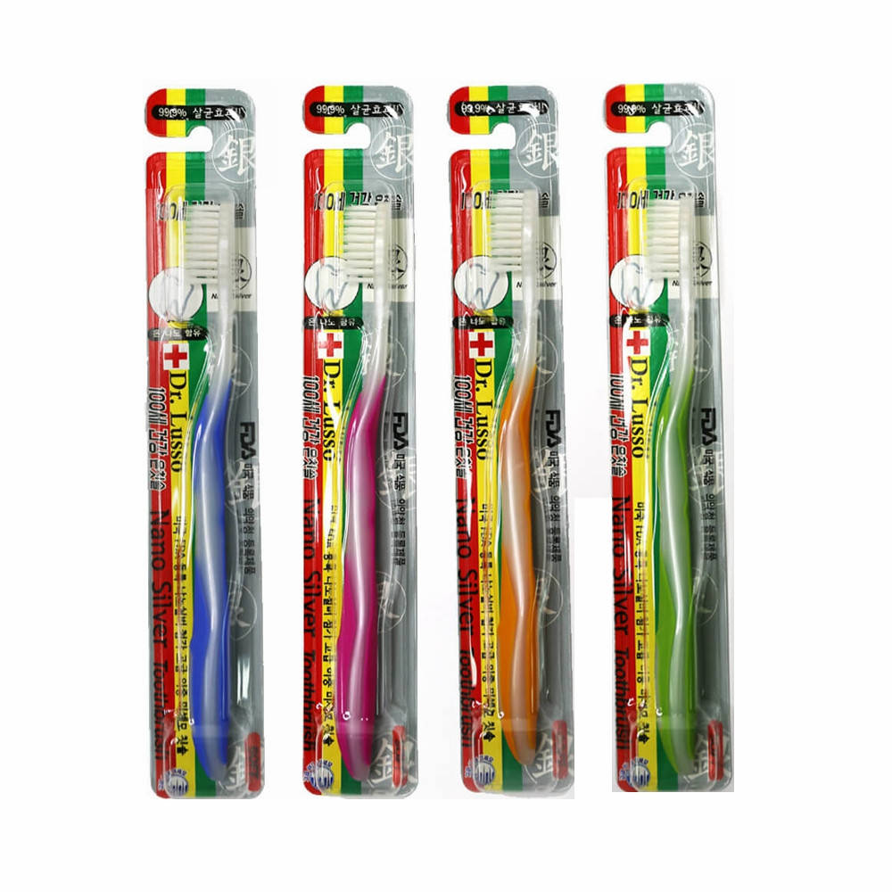 

Зубная щетка с серебрянным напылением Dr. Lusso NANO SILVER TOOTHBRUSH