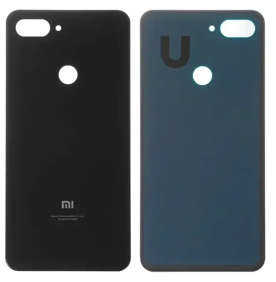 

Задняя крышка для смартфона Xiaomi Mi8 LITE, черная, Черный