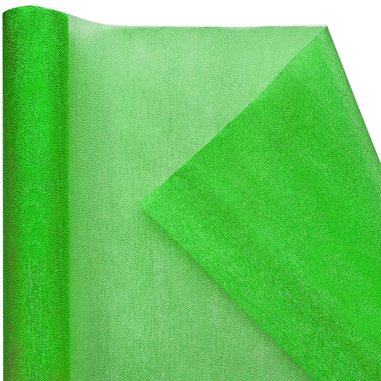 

Органза snow зеленая 47 см х 7 метров