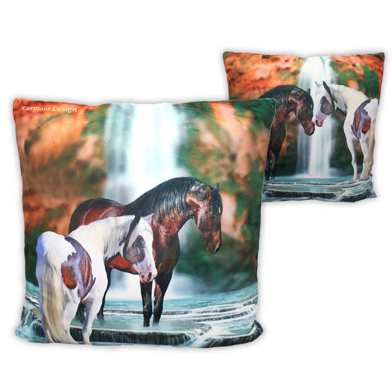 

Подушка декоративная на молнии «Лошади» Carmani,45х45 см (021-1800), Разные цвета