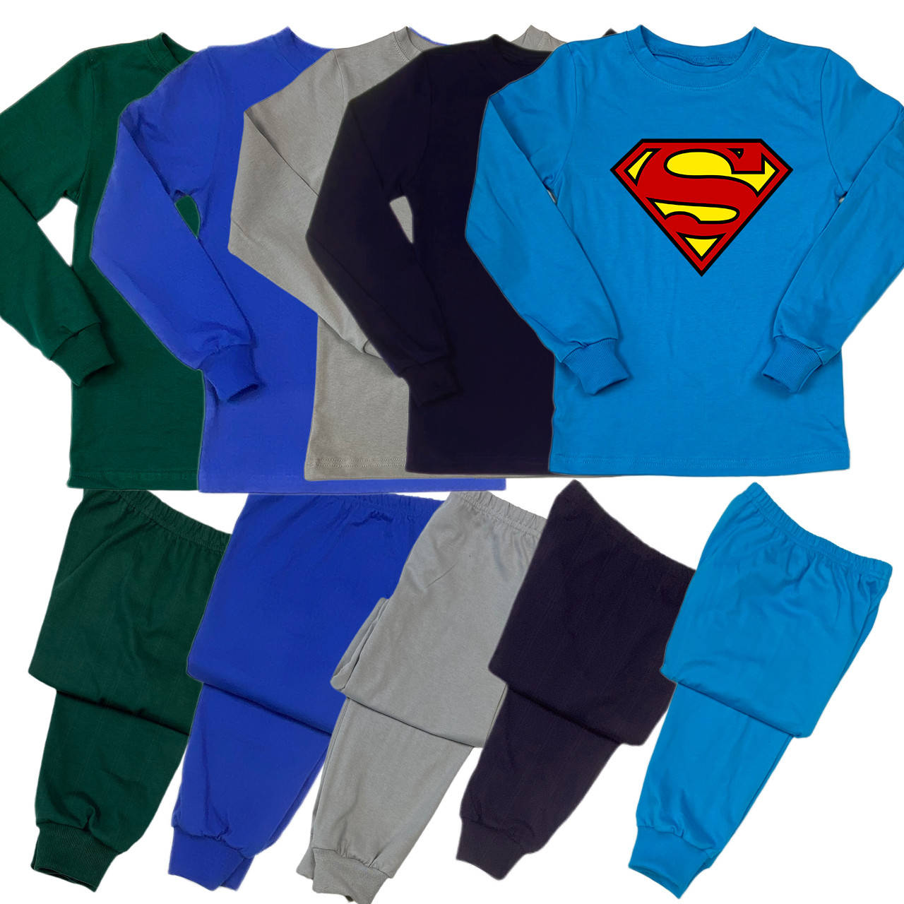 

Детская пижама для мальчика SuperMan, 2-16 лет 134, Разные цвета