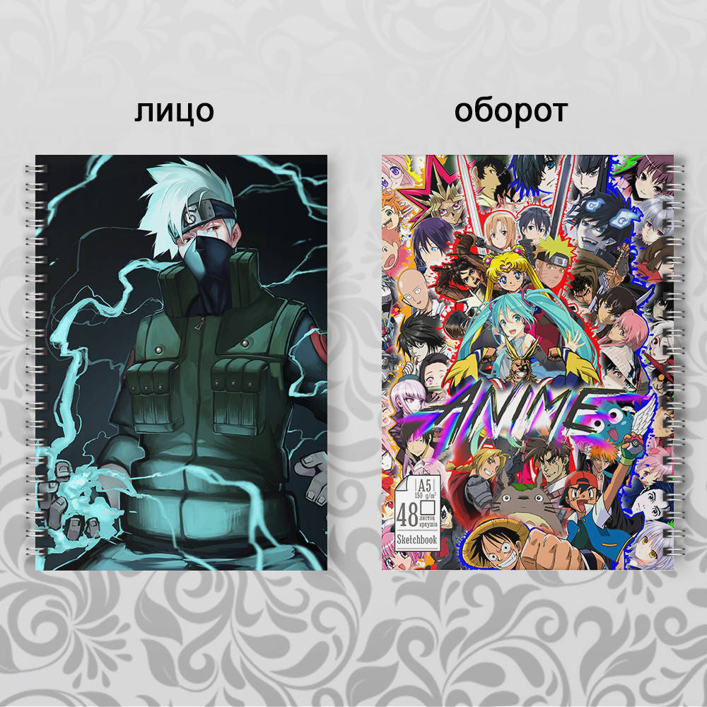 

Скетчбук Аниме Naruto 004