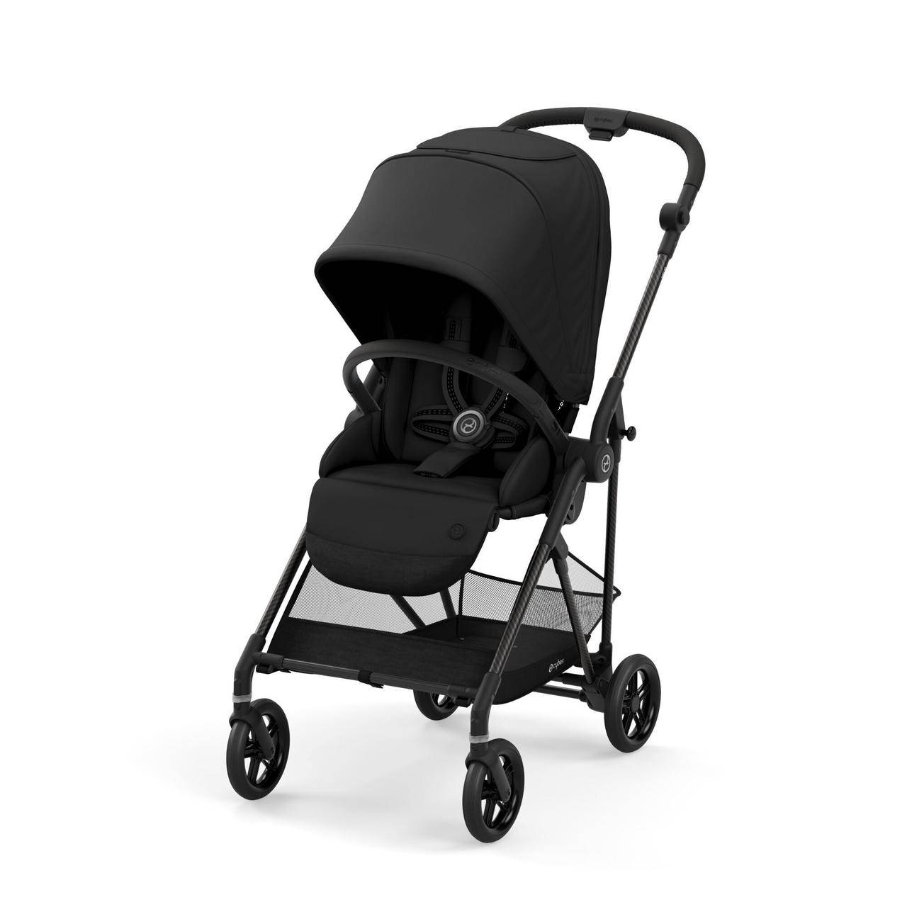 

Прогулочная коляска Cybex Melio Carbon Deep Black, Черный