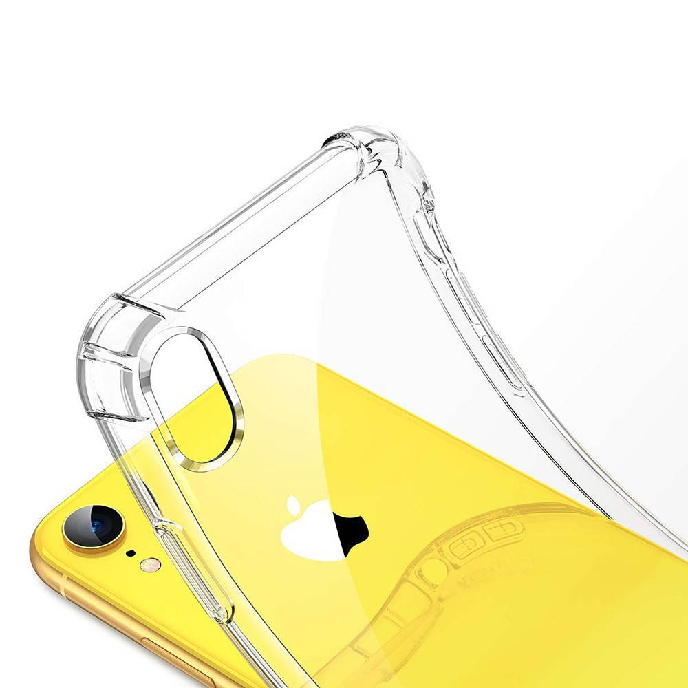 

Чехол для iPhone XR, бесцветный, ударопрочный, прозрачный, силикон