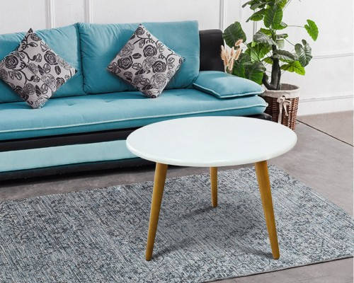 

Журнальный стол Эрик круглый (ясень/белый)