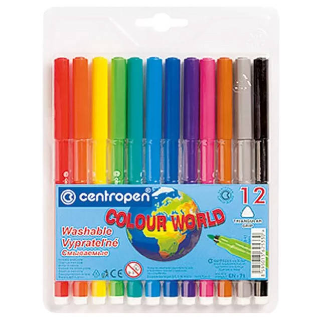 

Набор фломастеров Centropen Colour World 12 шт 7550/12