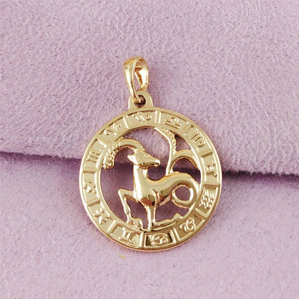 

Знак зодиака Xuping Козерог медицинское золото позолота 18К А/В 5-0095/11