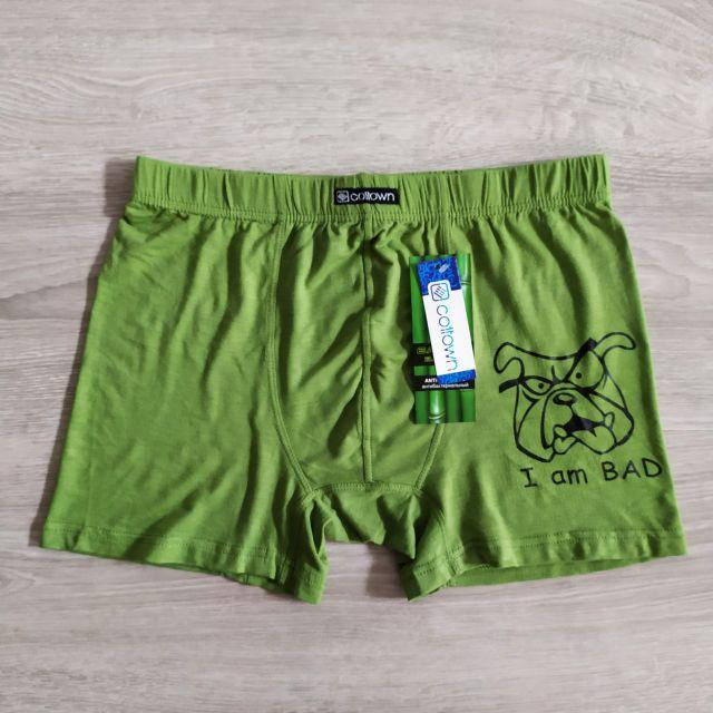 

Мужские трусы боксеры бамбук Бульдог Польша Сексуальна чоловіча білизна боксерки оливковый, XL