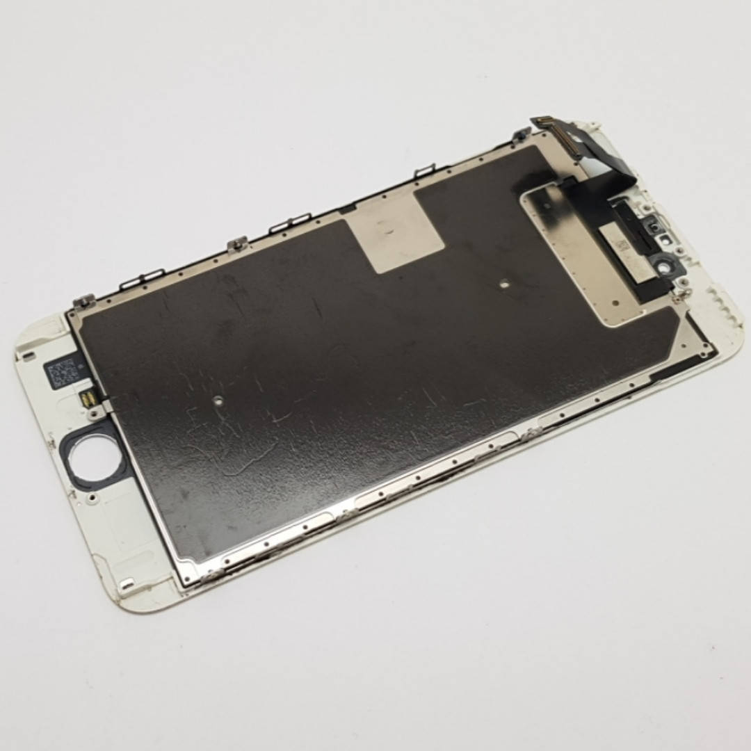 

С дефектом. Дисплей Apple iPhone 6s Plus модуль белый Сервисный оригинал с разборки