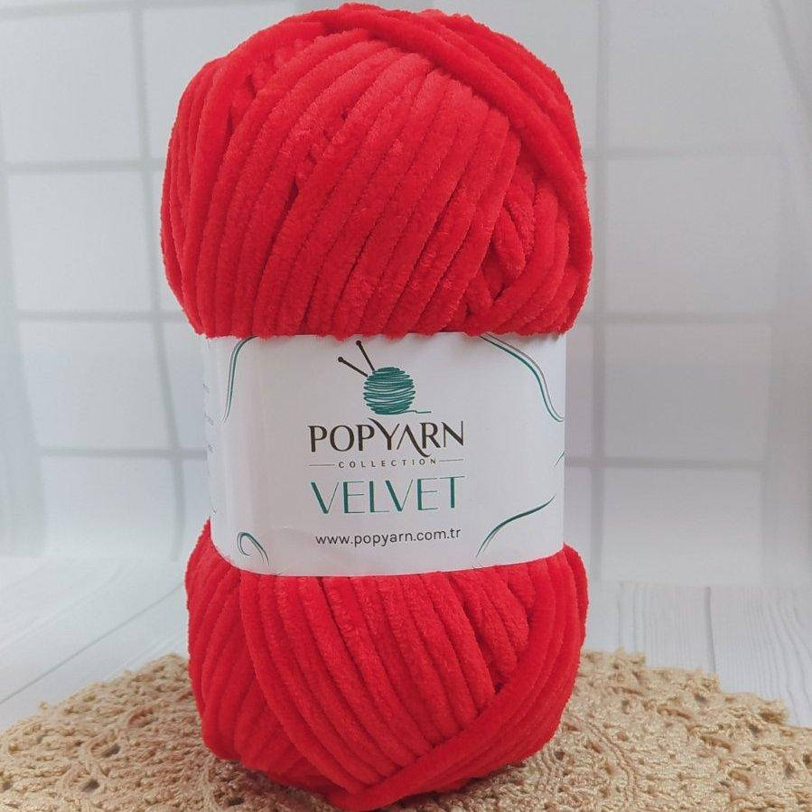 

Popyarn Velvet №006 червоний, Красный