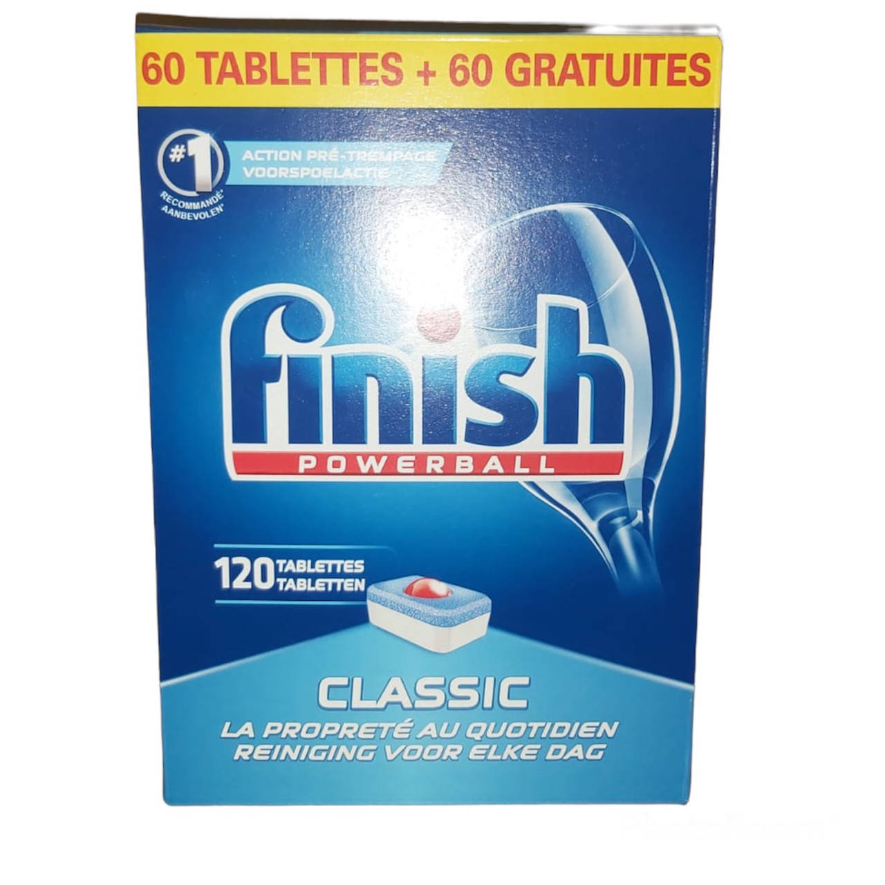 

Таблетки для посудомоечных машин, таблетки для ПММ Finish Classic (120шт)