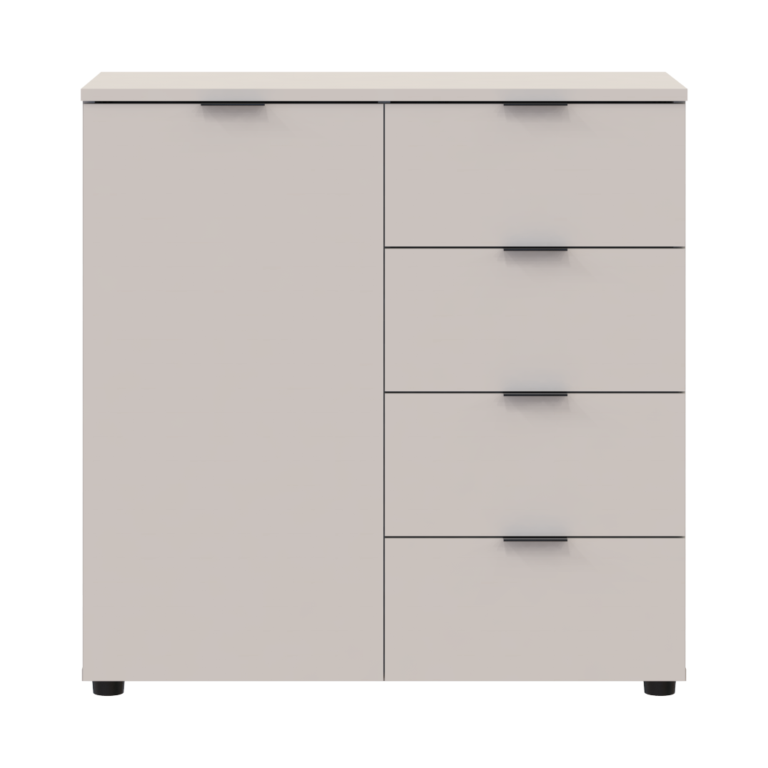 Комод Doros Рон 1 1 фасад 4 шухляды Кашемір 80х38х81 (41516043) 4