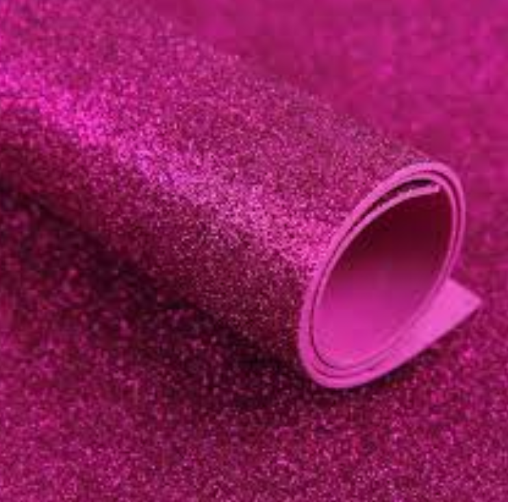 

Фоамиран глитерный фуксия 50*50см лист