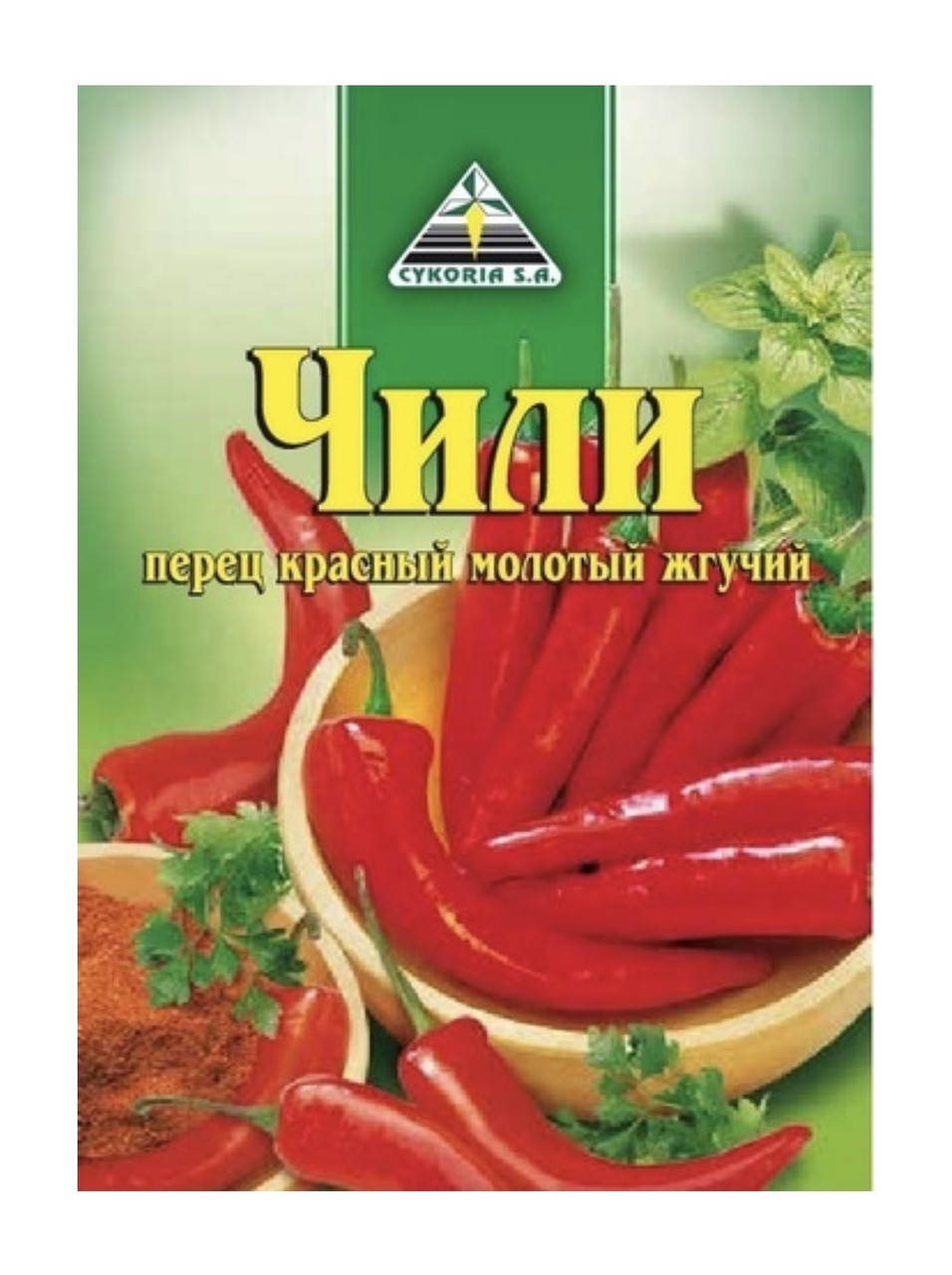 

Перец красный молотый жгучий 20г ТМ «Cykoria s. a.»
