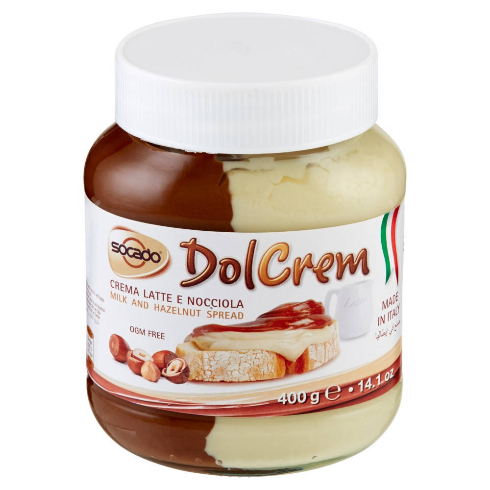 

Паста Шоколадно-молочная Дуо DolCrem Crema Latte e Nocciola Socado 400 г Италия