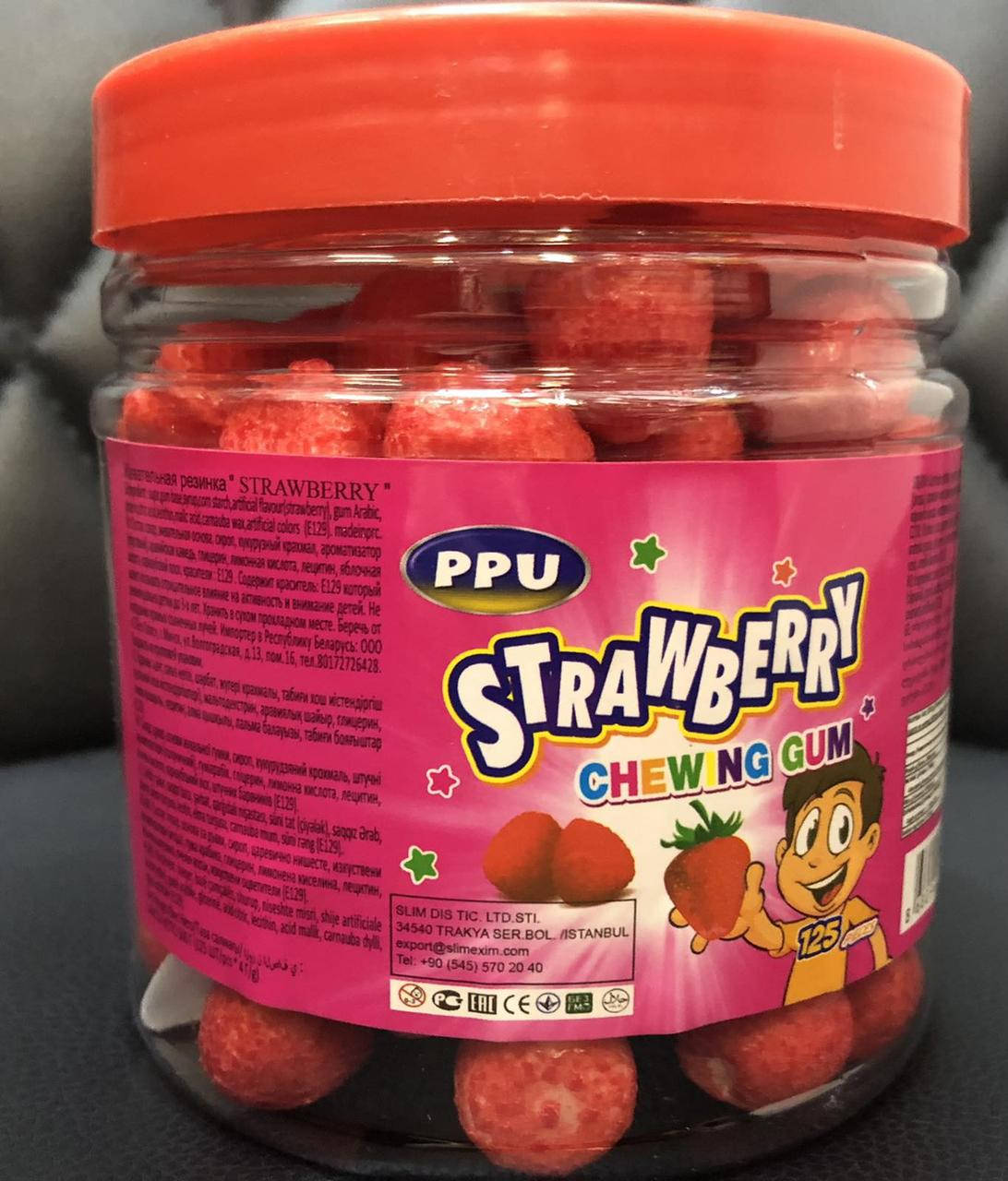 

Жевательная резинка STRAWBERRY