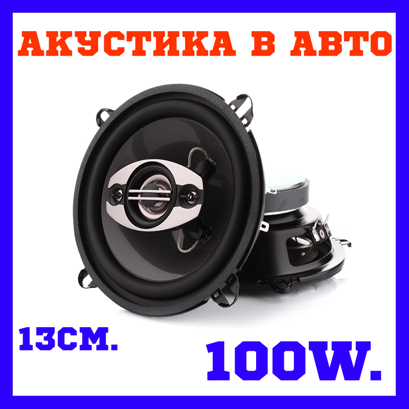 

Колонки динамики автомобильные 13 см SHUTTLE Classic CLS-1324 100Вт