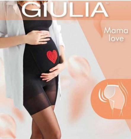 

Колготки для беременных с узором МАМА Love 40 тм GIULIA