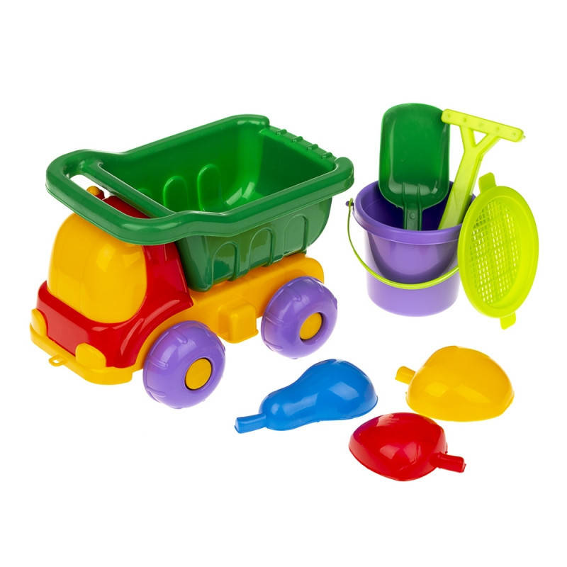 

Детская игрушечная машина "Пчёлка" C0039 с набором для песочницы (Зеленый)