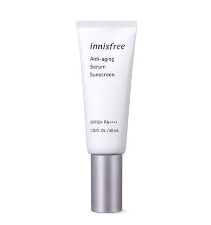 

Антивозрастной солнцезащитный крем Innisfree Anti-aging Serum Sunscreen SPF 50+ PA++++ , 50 мл