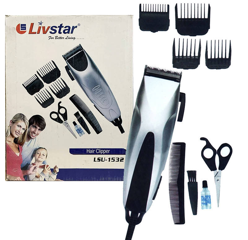 

Профессиональная машинка для стрижки волос с насадками 12 Вт Livstar LSU-1532