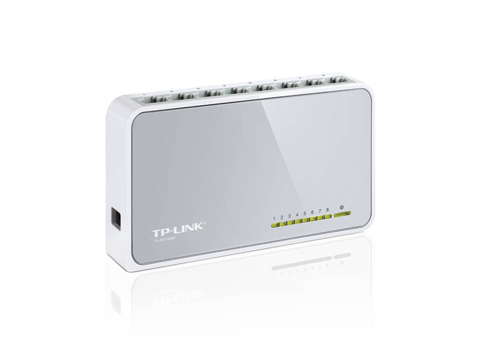 

Комутатор мережевий 8 портовий 10/100 Мбіт/с настільний TP link