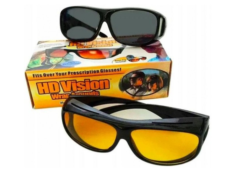 

Антибликовые очки для водителя HD Vision WrapArounds 2 в 1 День + Ночь М 202