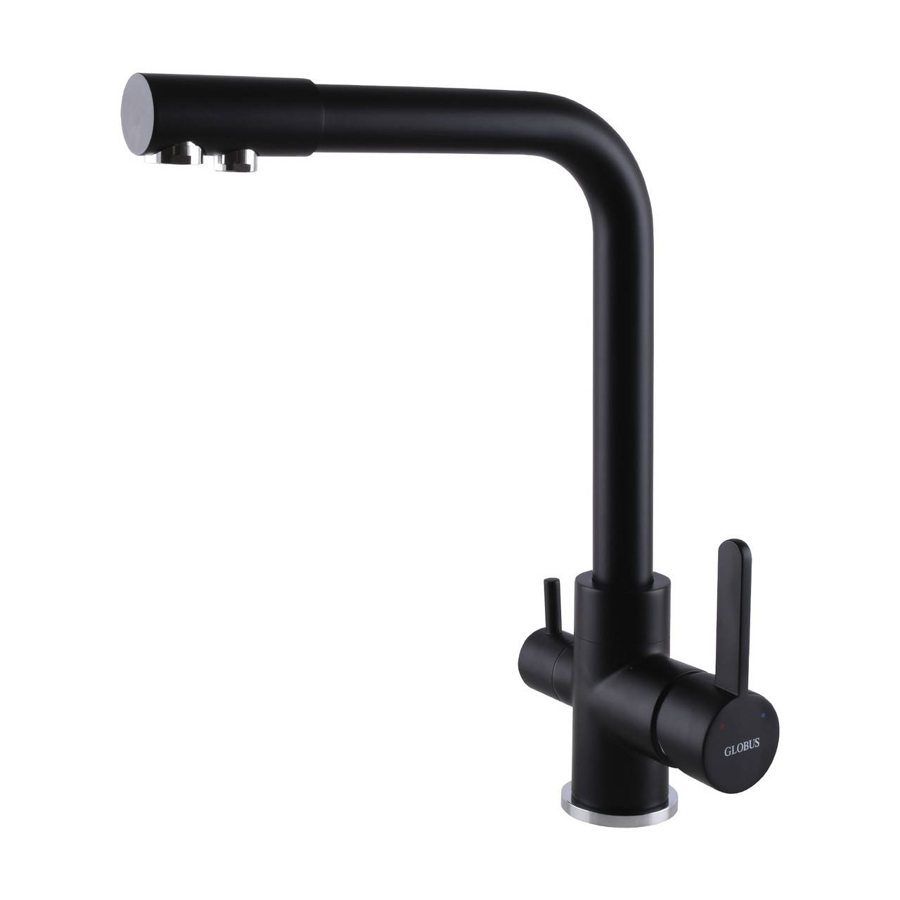 

Смеситель для кухни под осмос Globus Lux GLLR-0444-10-BB, Черный