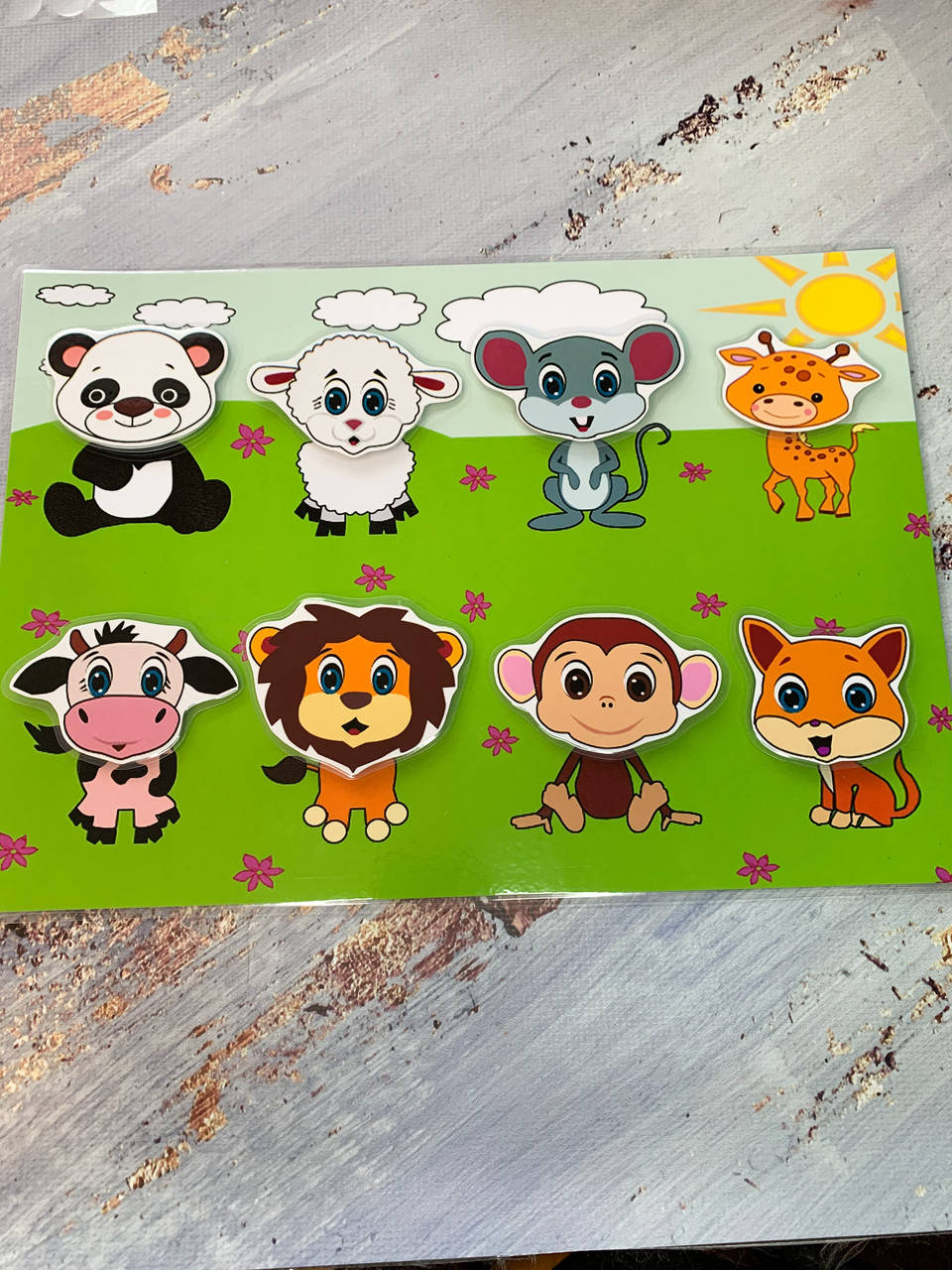 

Игра на липучках "Найди голову" для развития