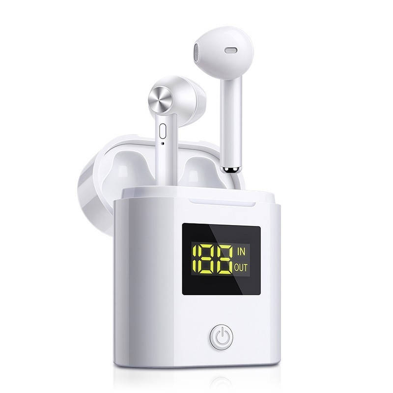 

Беспроводные наушники ​BSS D019 TWS Bluetooth V5.0 Sport Bass водонепроницаемый с зарядным боксом White, Белый