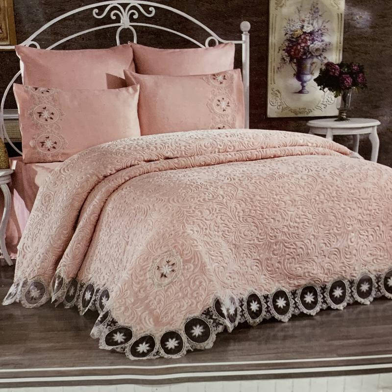 

Покрывало Naturel Rose с простынью и наволочками, Кремовый