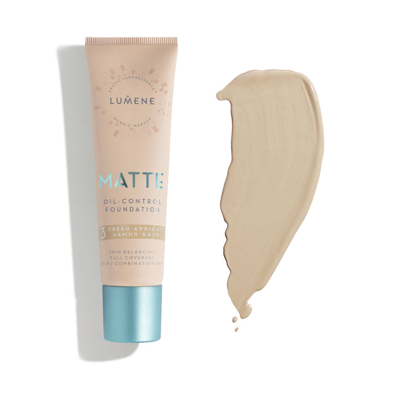 

Матирующая тональная основа LUMENE MATTE Oil-control Foundation - Fresh Apricot