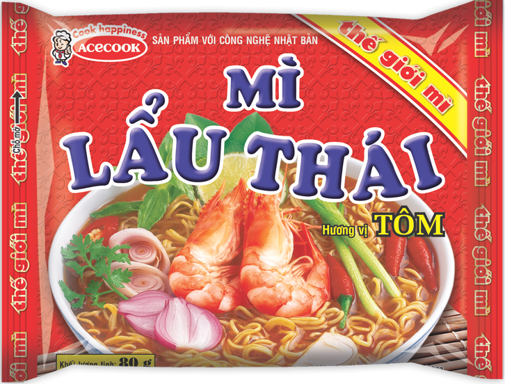 

Лапша быстрого приготовления креветка Mi Lau Thai 75г (Вьетнам)