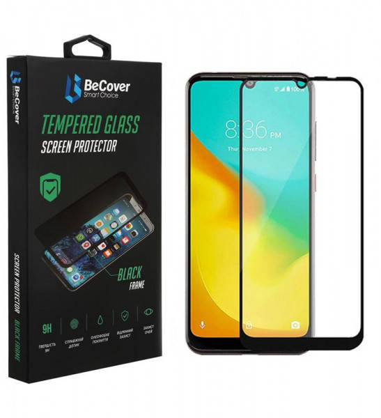 

Защитное стекло BeCover для ZTE Blade A51/A71 Black (706670) (код 1283468)