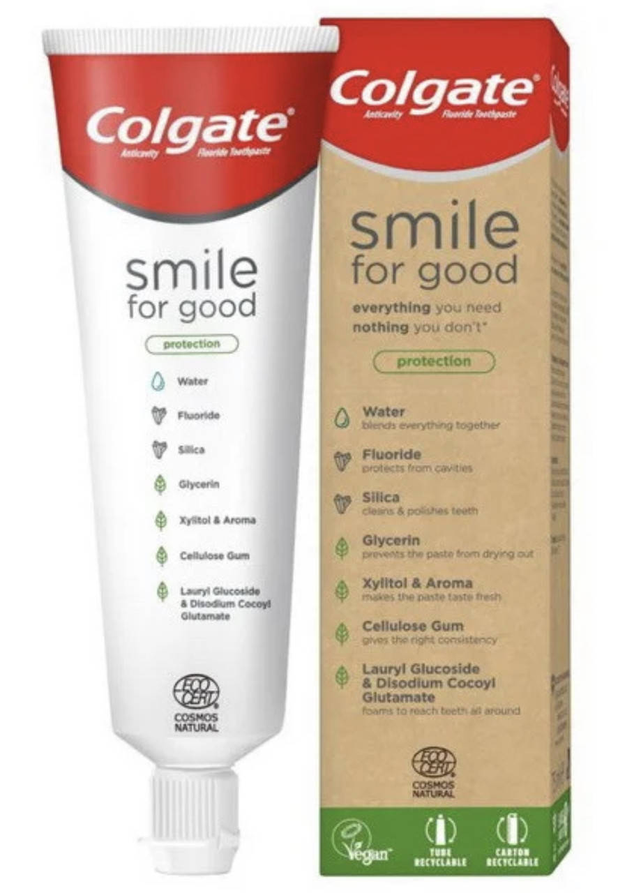 

Зубна паста проти карієсу зубів Colgate Smile For Good Protection Toothpaste