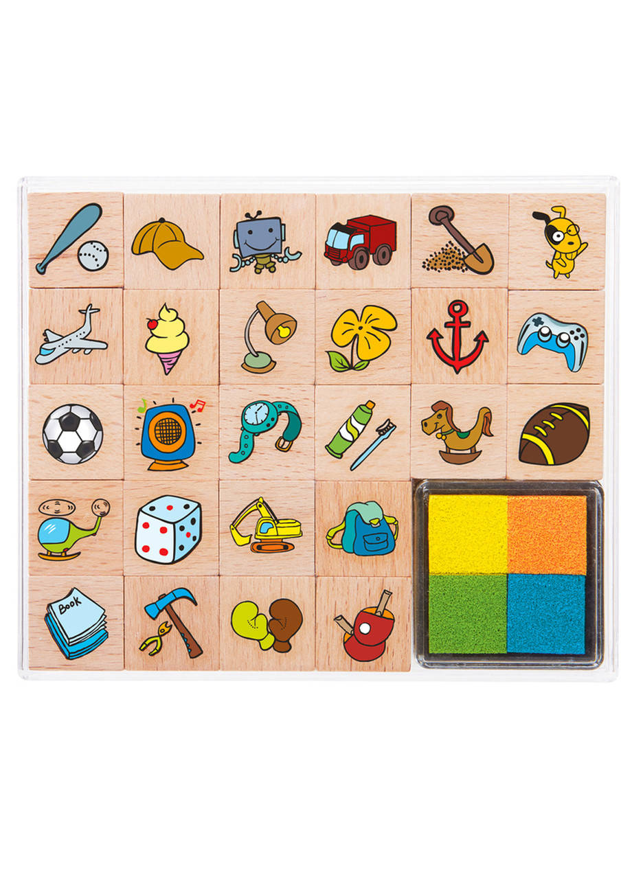 

Набор детских штампов 27 шт Crelando - разноцветный LI-550829