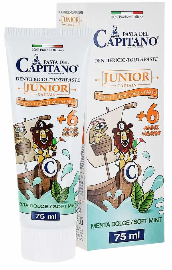 

Зубная паста детская (+6) Capitano Junior 75 мл