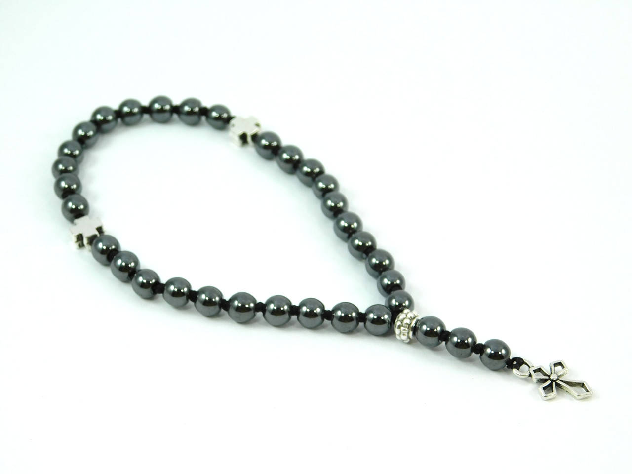 

Эксклюзивные четки гематит, Изысканные четки из натурального камня, красивые украшения, Серый